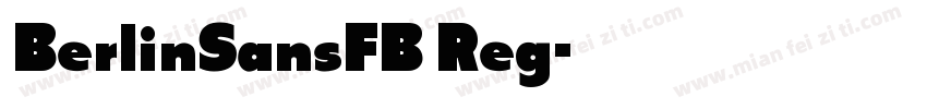 BerlinSansFB Reg字体转换